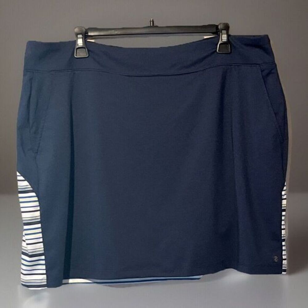 Izod Tennis Skirt Skort Women's  Cool FX Stretch Pockets‎ Sz XL